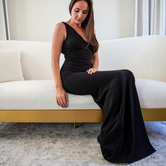 This Gown Needs A Crown Dress Black Backless SM - Picture 2 of 7